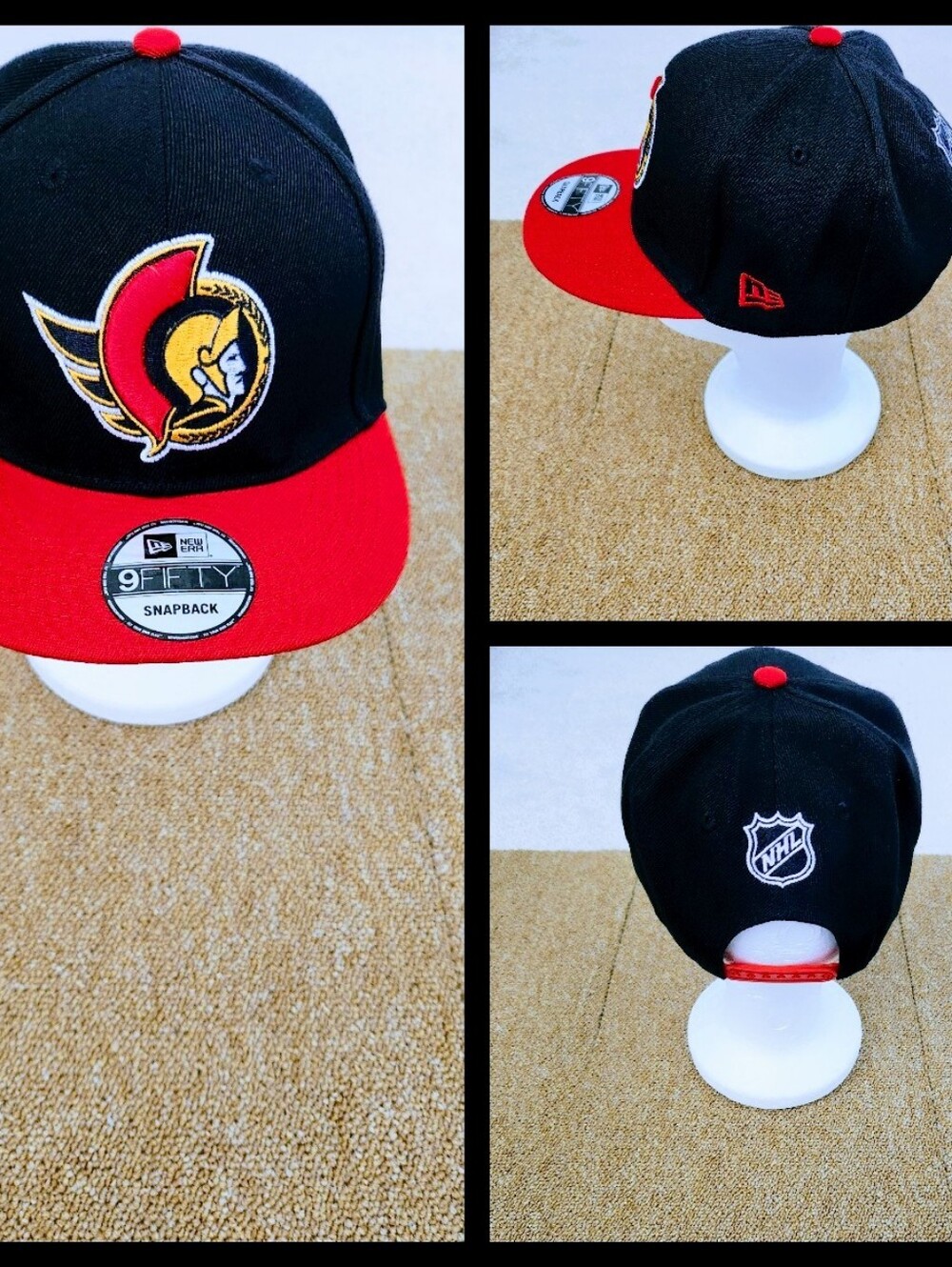 OTTAWA SENATORS NHL HOCKEY SNAPBACK HAT.